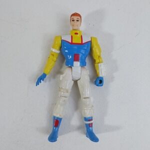 Vintage 1993 The Bots Master Ziv Zulander 4.5" Action Figure